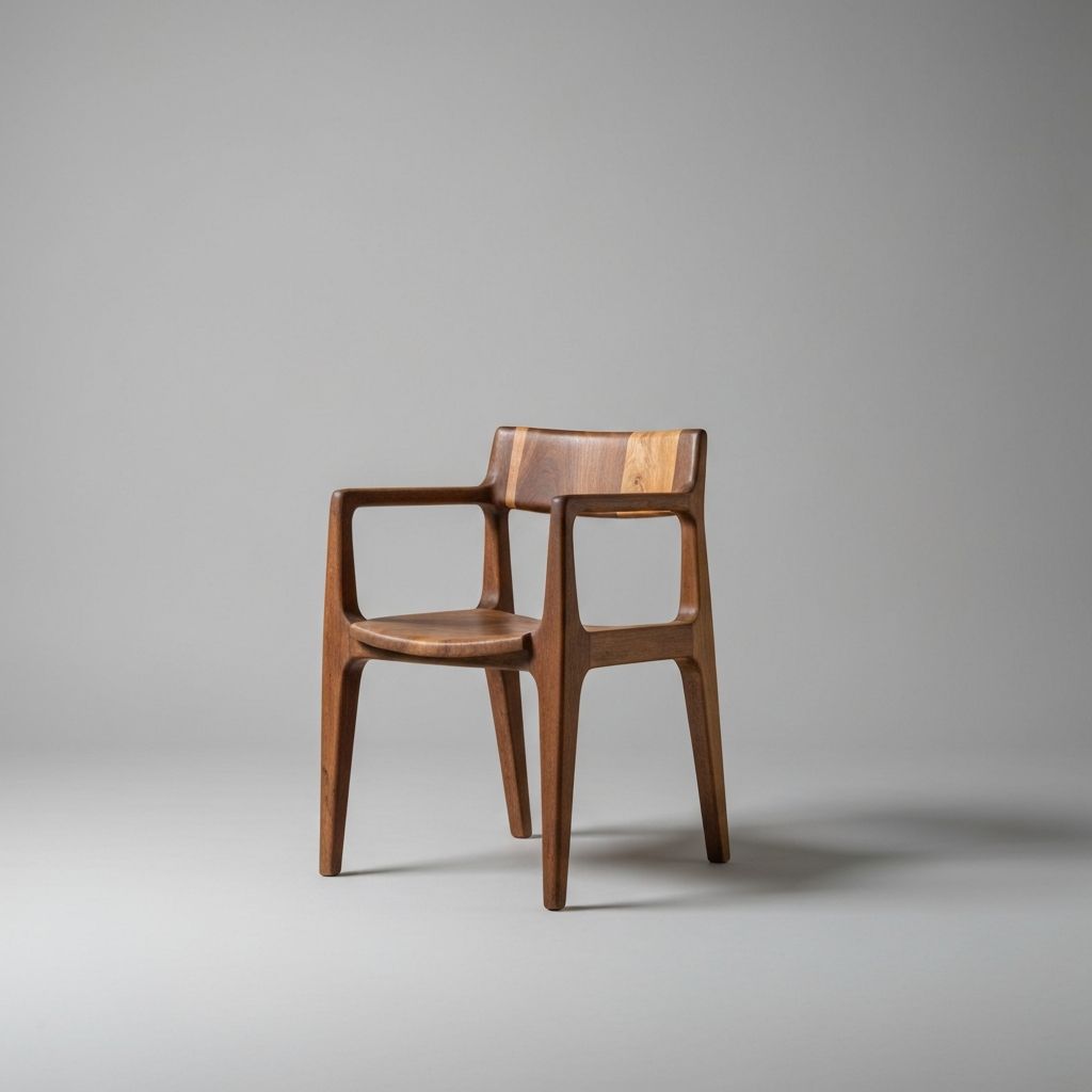 Handcrafted African furniture piece